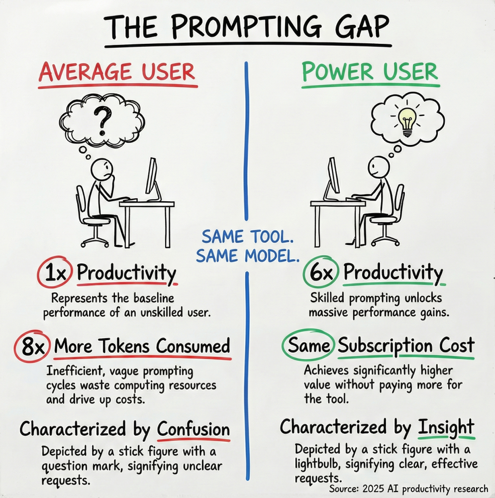 The Prompting Gap Whiteboard