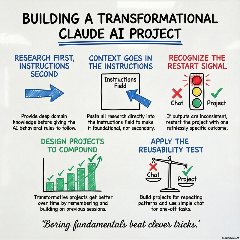 Whiteboard: Building a Transformation Claude AI Project
