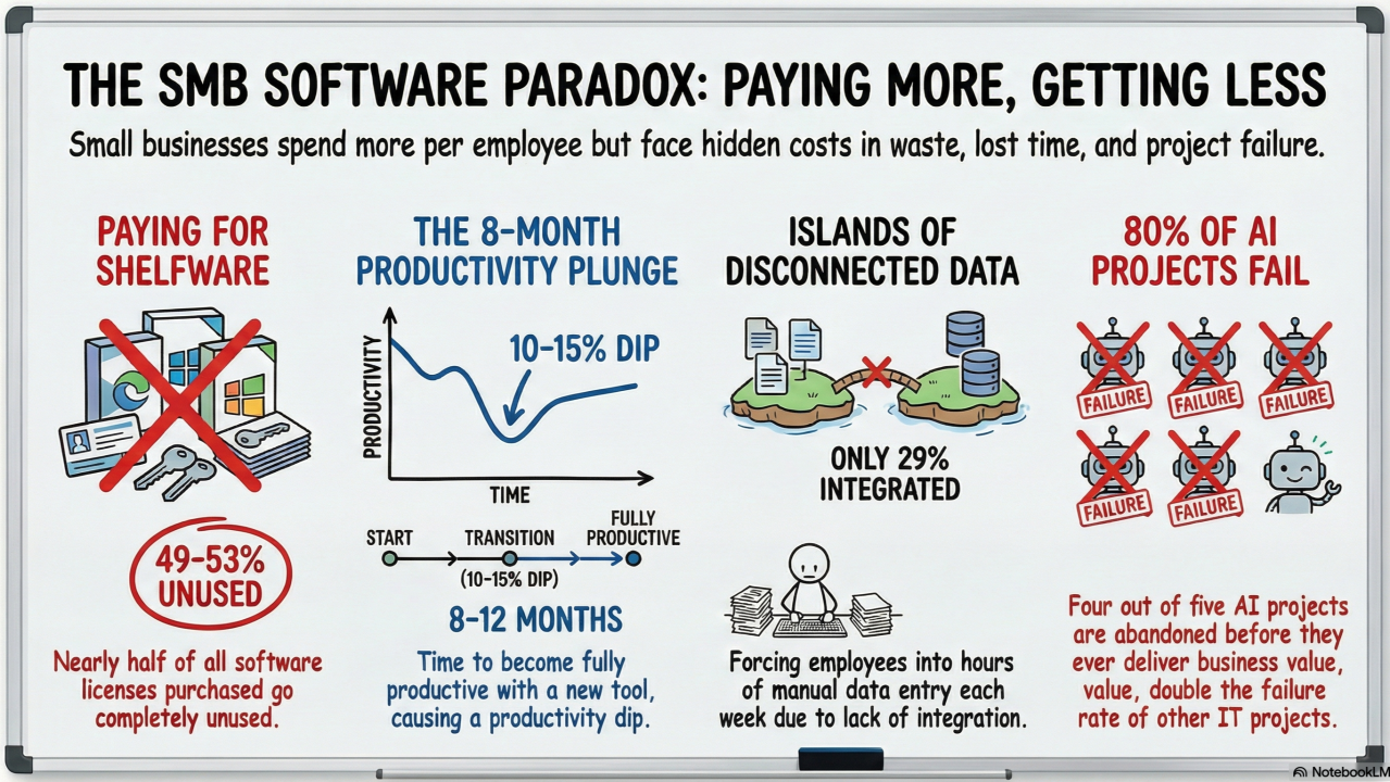 The Small Business Software Paradox: Paying More, Getting Less